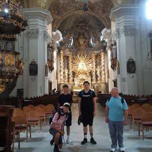 Sebastian, Christian und Ivan (Ministranten in Stainach) und David (Ministrant in Liezen)